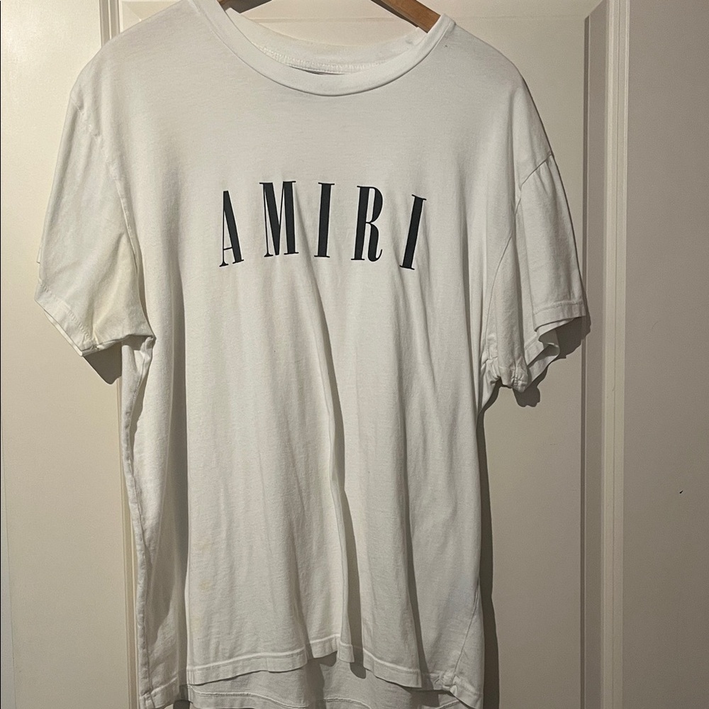AMIRI White Short Sleeve Tee